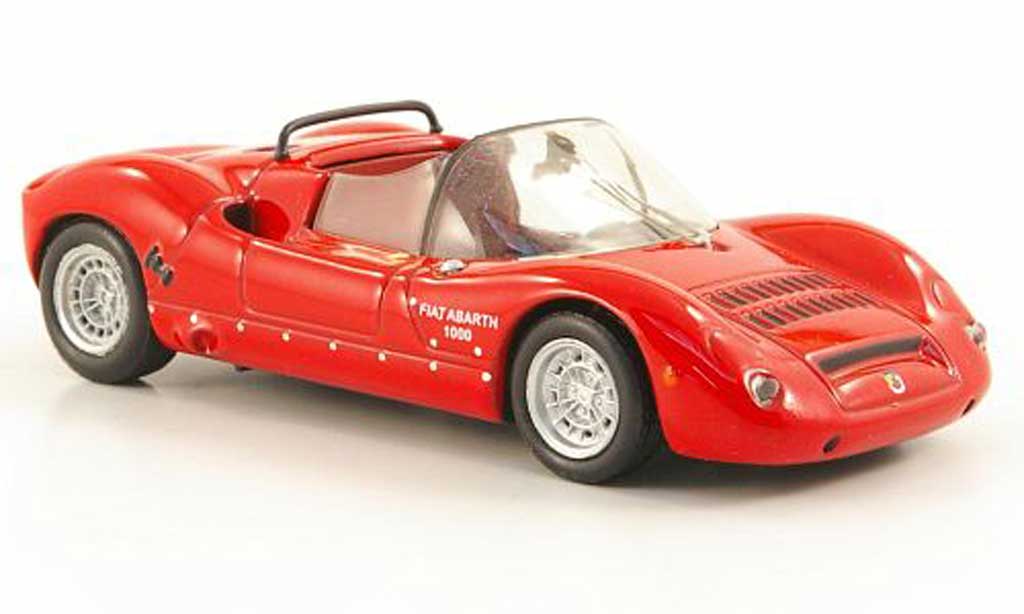 Fiat Abarth 1000 1/43 Hachette SP rouge 1966 miniature
