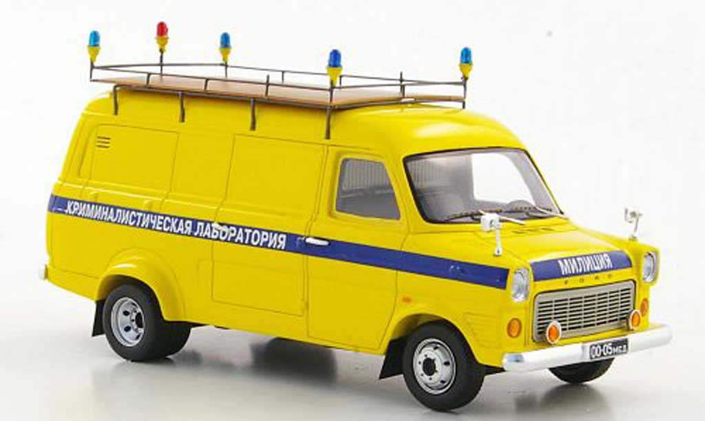 Ford Transit 1/43 Adler MkI Kriminalistisches Laboratorium - Polizei Moskau 1974 miniature