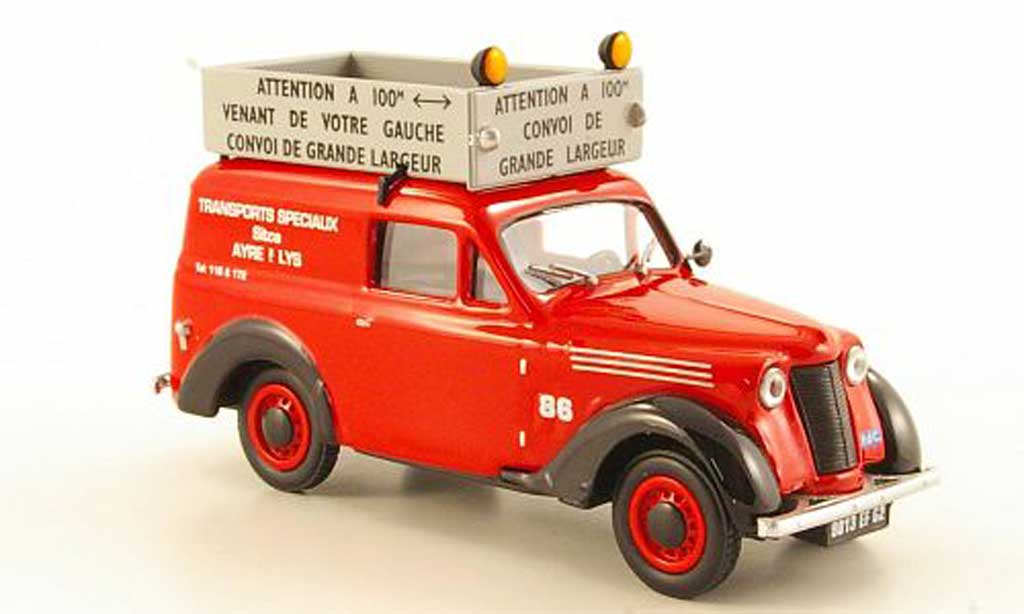 Renault Juvaquatre 1/43 Eligor Convoi Exceptionnel Transports Speciaux miniature