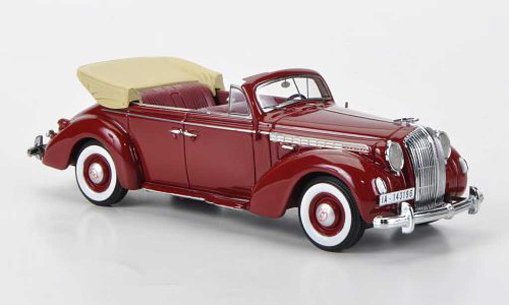 Opel Admiral 1/43 Neo Cabriolet rouge 1938 miniature