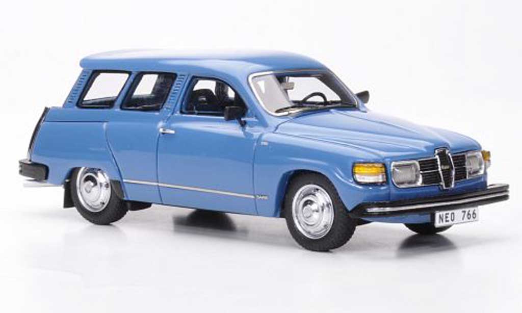 Saab 95 1/43 Neo GL bleu 1979 miniature
