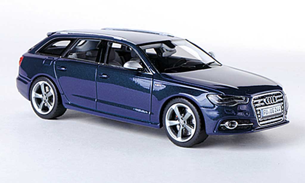 Audi S6 1/43 Schuco Avant (C7) bleu 2012 diecast model cars