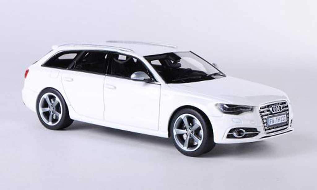 Audi S6 1/43 Schuco Avant (C7) white 2012 diecast model cars
