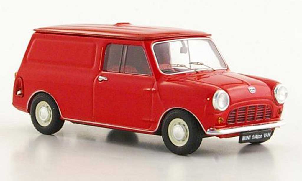 Austin Mini Van 1/43 Ebbro 1/4 ton rouge RHD miniature