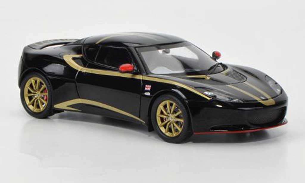 Lotus Evora S 1/43 Spark S Special Edition black/gold RHD 2011 diecast model cars