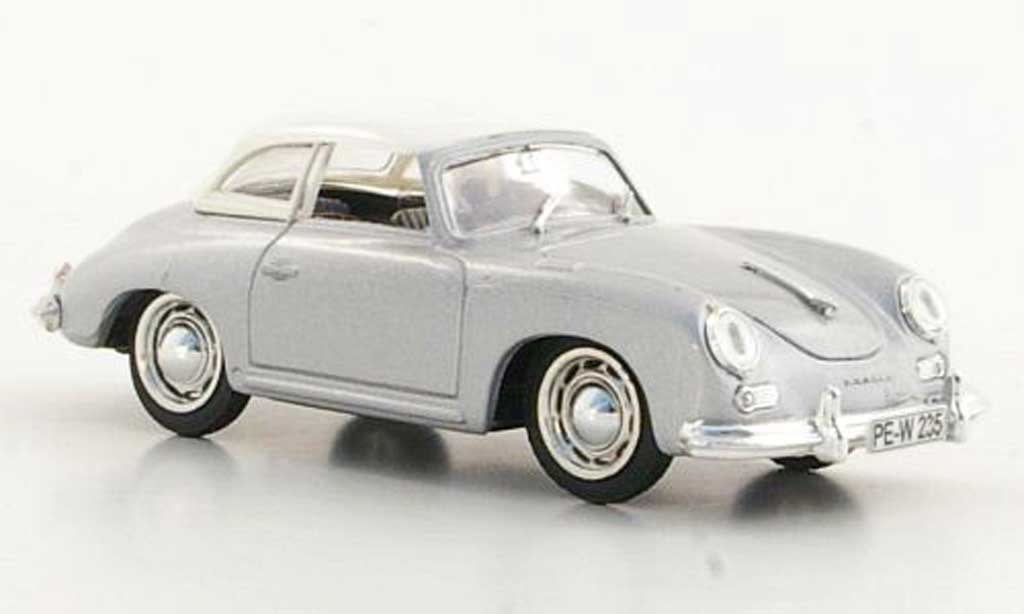 Porsche 356 1952 1/43 Brumm 1952 Hardtop blanche/grise miniature
