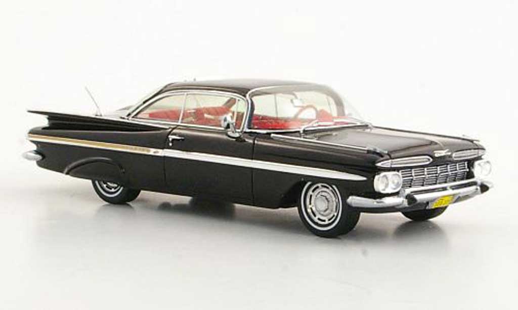 Chevrolet Impala 1959 1/43 Spark 1959 Coupe black Sondermodell MCW L.E. 300 diecast model cars