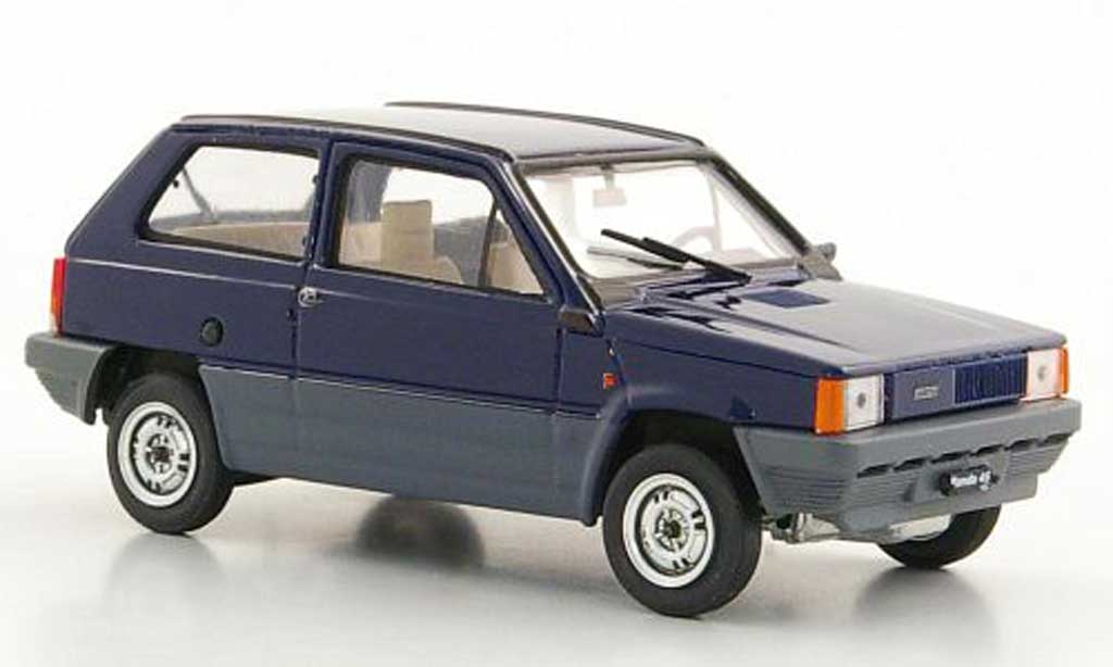 Fiat Panda 1/43 Brumm 45 bleue 1980 miniature