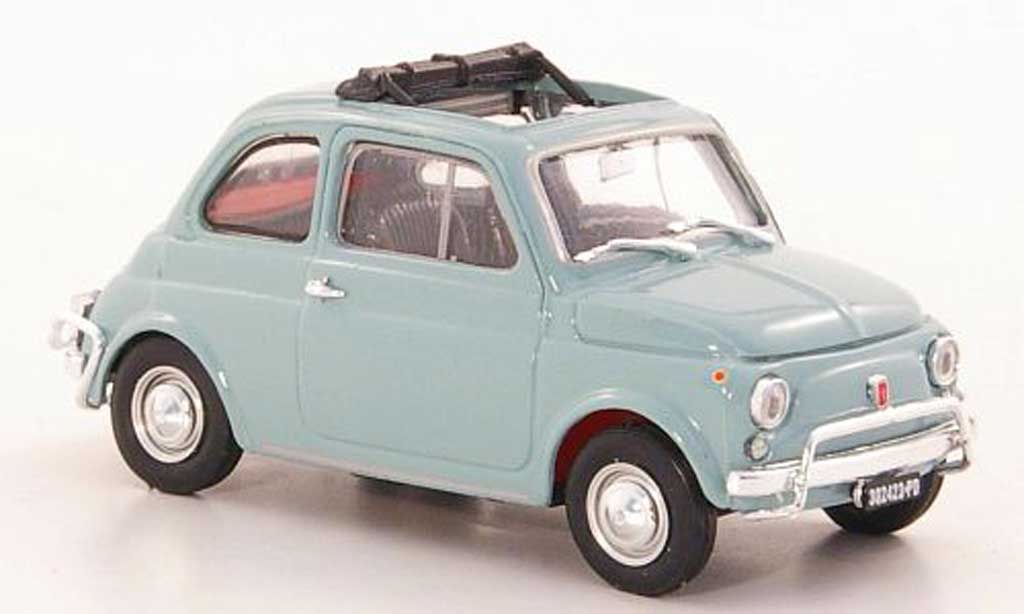 Fiat 500 L 1/43 Brumm grisebleu 1968 miniature