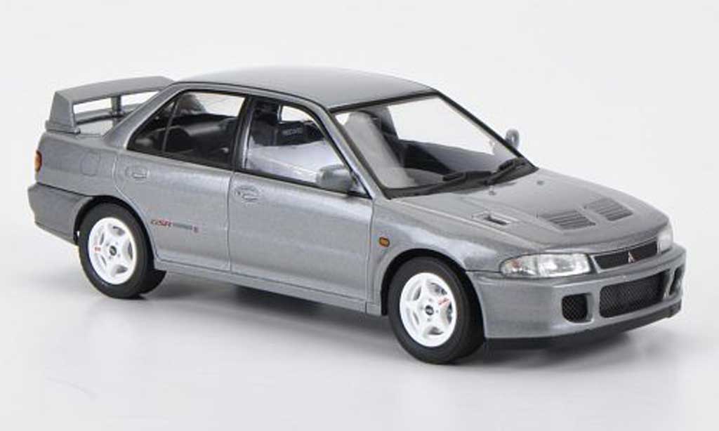 Mitsubishi Lancer Evolution II 1/43 HPI Evolution II GSR grise RHD 1994 miniature