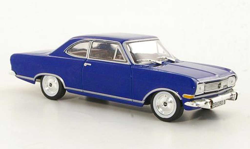 Opel Rekord 1/43 Hachette B Coupe bleu (ohne Magazin) 1965 diecast model cars