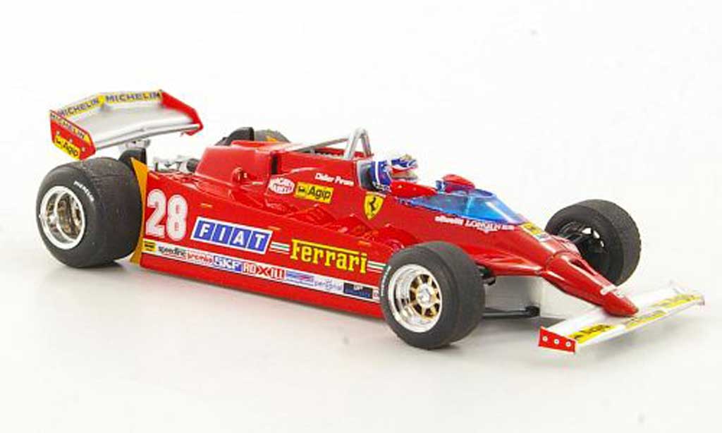 Ferrari 126 1981 1/43 Brumm CK Turbo No.28 D.Pironi GP USA West miniature