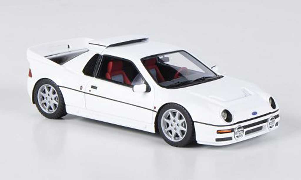 Ford RS 200 1/43 HPI blanche LHD miniature