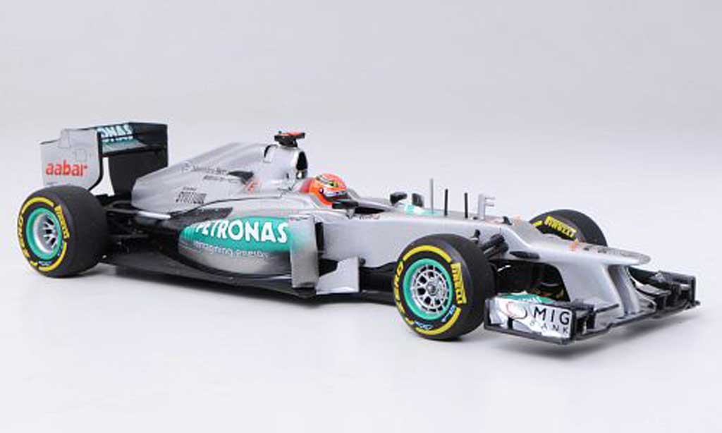 Mercedes F1 2012 1/43 Minichamps 2012 AMG Petronas W03 No.7 M.Schumacher -Saison coche miniatura
