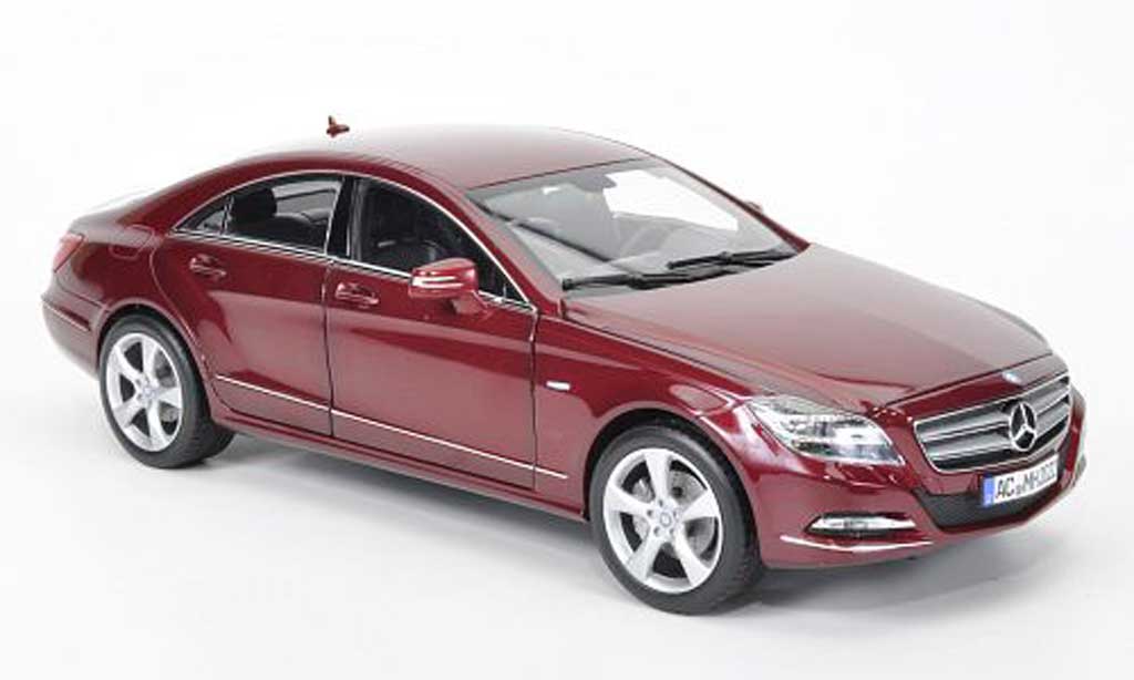 Mercedes Classe CLS 1/18 Norev 350 CGi26 red 2010 diecast model cars