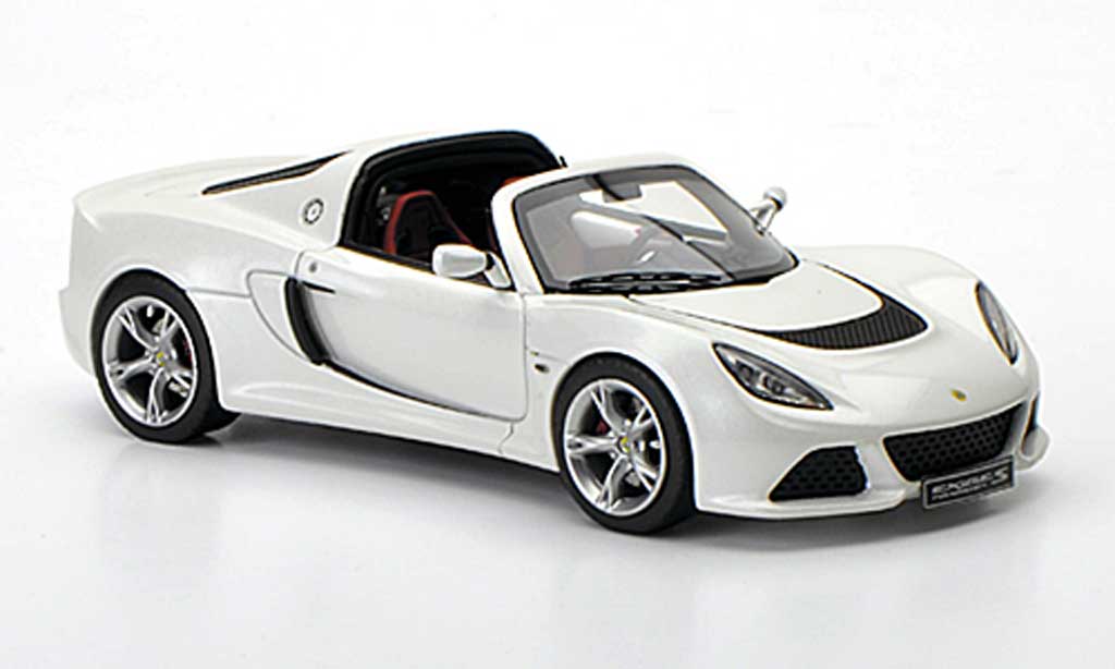 Lotus Exige 1/43 Look Smart S Roadster blanche Autosalon Genf 2012 miniature