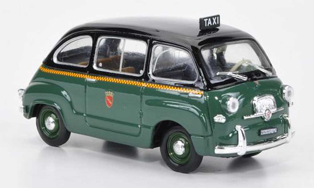 Fiat 600 1/43 Brumm Multipla Taxi Rom 1956 miniature