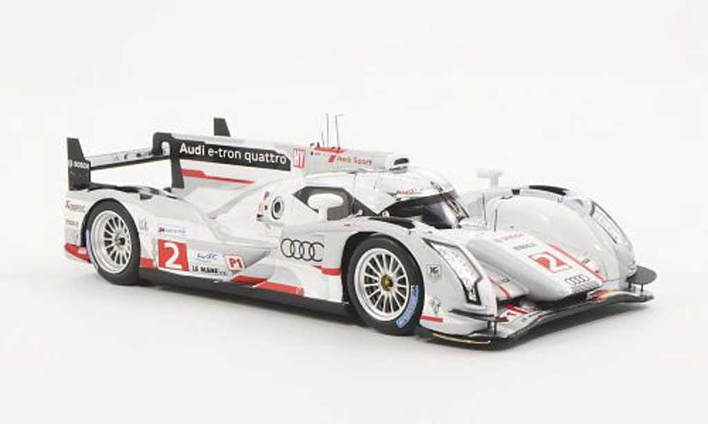 Audi R18 e-tron 1/43 Spark e-tron quattro No.2 Team Joest R.Capello / T.Kristensen / A.McNish 24h Le Mans 2012 diecast model cars