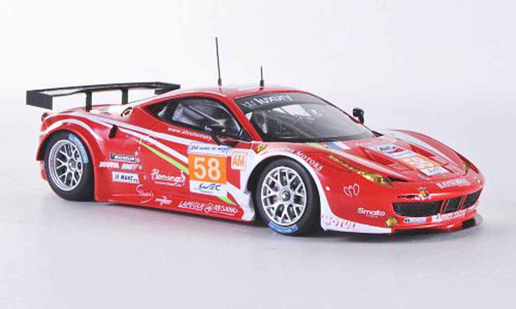 Ferrari 458 Italia GT2 1/43 Fujimi Italia GT2 No.58 Luxury Racing 24h Le Mans 2012 diecast model cars