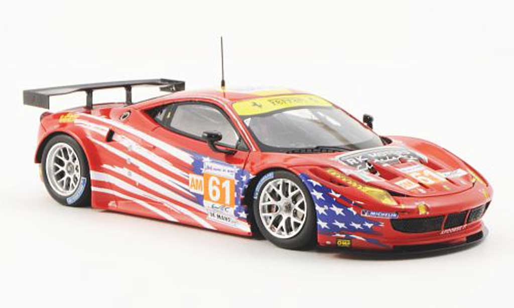 Ferrari 458 Italia GT2 1/43 Fujimi Italia GT2 No.61 AF Corse-Waltrip 24h Le Mans 2012 diecast model cars