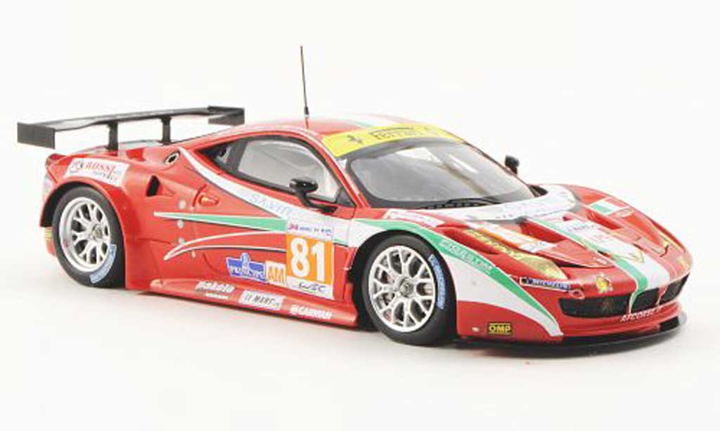 Ferrari 458 Italia GT2 1/43 Fujimi Italia GT2 No.81 AF Corse 24h Le Mans 2012 diecast model cars