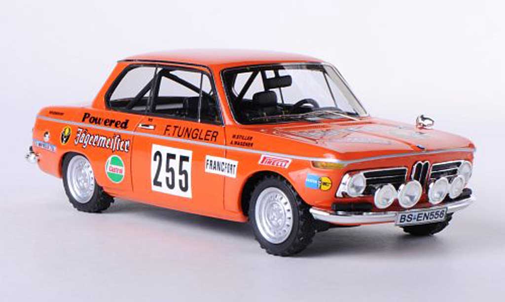 Bmw 2002 Ti 1/43 Neo Ti No.255 Jegermeister W.Stiller / A.Wagener Rally Monte Carlo 1973 miniature