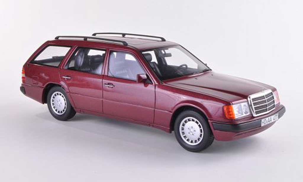 Mercedes 300 TE 1/18 BoS Models TE (S124) rouge limitierte Auflage 1.000 Stuck 1990 miniature