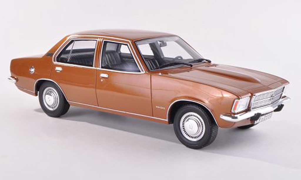 Opel Rekord 1/43 BoS Models D 2100D noire-dore limitee edition 1.000 1973 miniature
