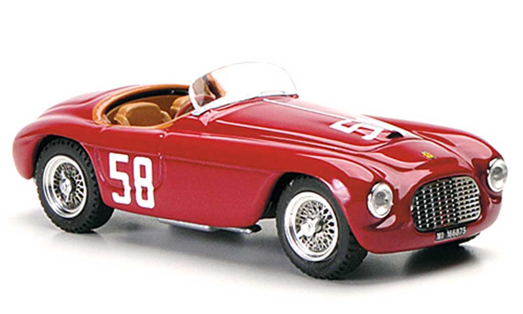 Ferrari 212 1951 1/43 Art Model 1951 MM No.58 Stagnoli / Restelli Targa Florio diecast model cars