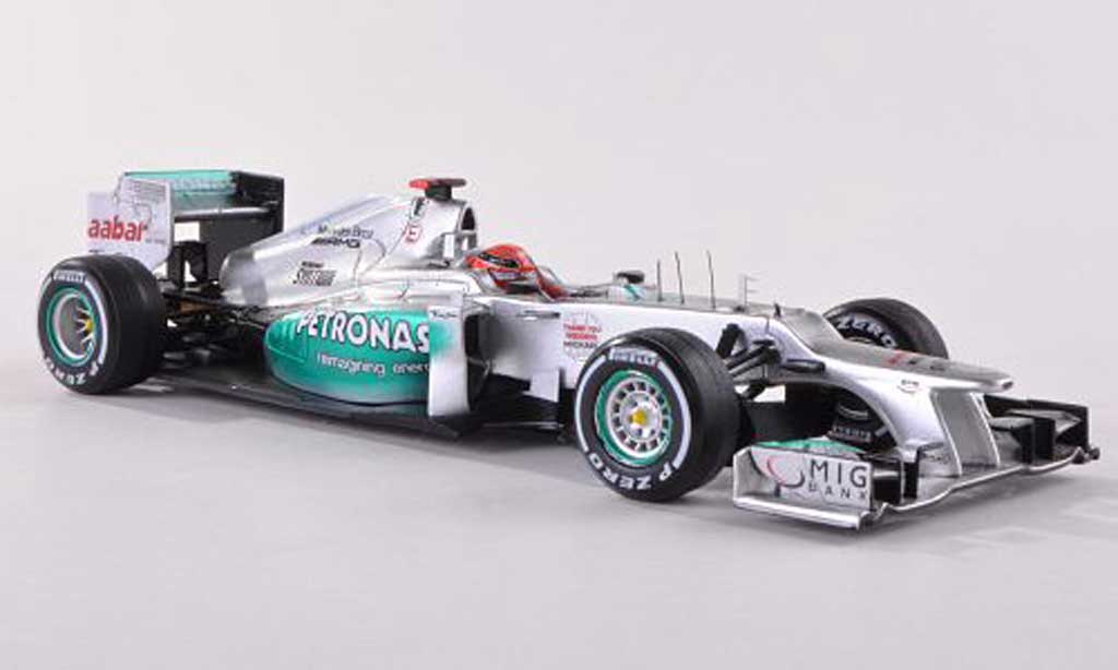 Mercedes F1 2012 1/43 Spark 2012 AMG W03 No.7 Petronas M.Schumacher GP Brasilien miniature