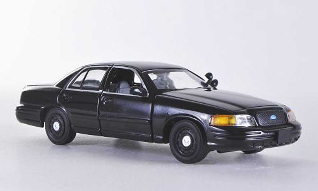 Ford Crown 1/43 First Response Victoria noire mit Polizei-Zubehor miniature