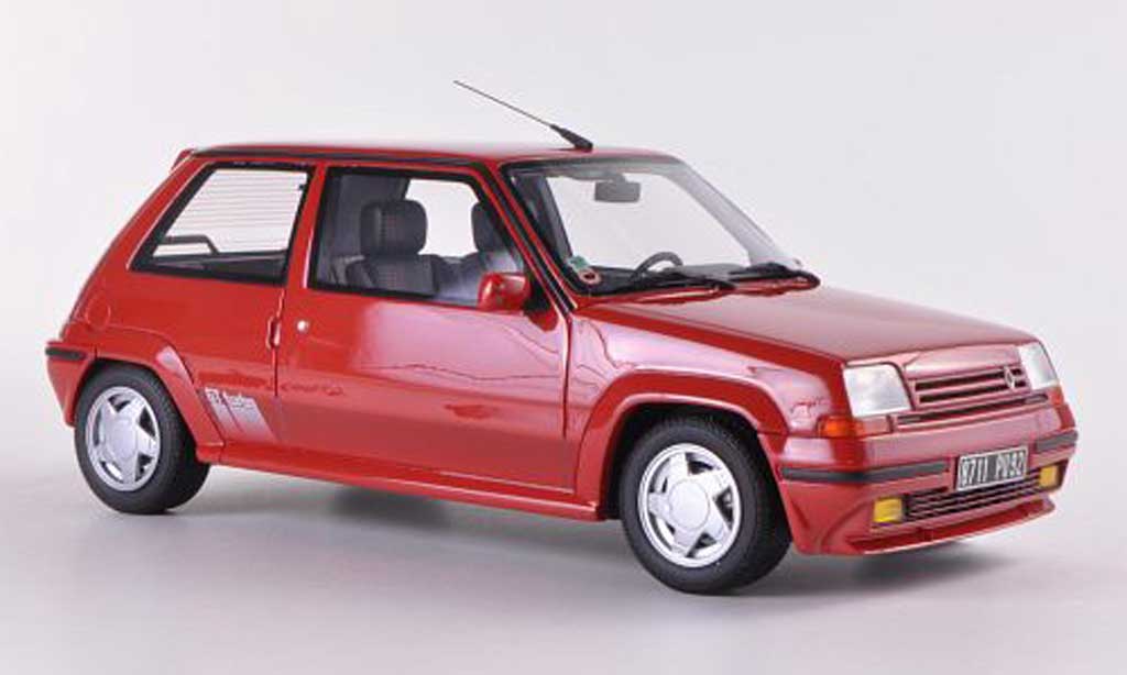 Renault 5 1/18 Ottomobile GT Turbo red 1987 diecast model cars