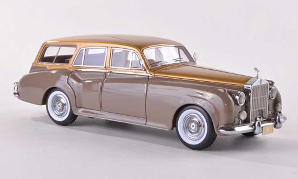 Rolls Royce Silver Cloud 1/43 Matrix Harold Radford SC biens dore/clair-brun LHD 1959 miniature