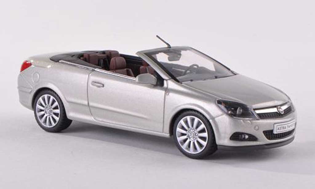 Genuine Vauxhall Astra H 3 portes 1:43 Voiture Modèle par Minichamps 9163173 argent 