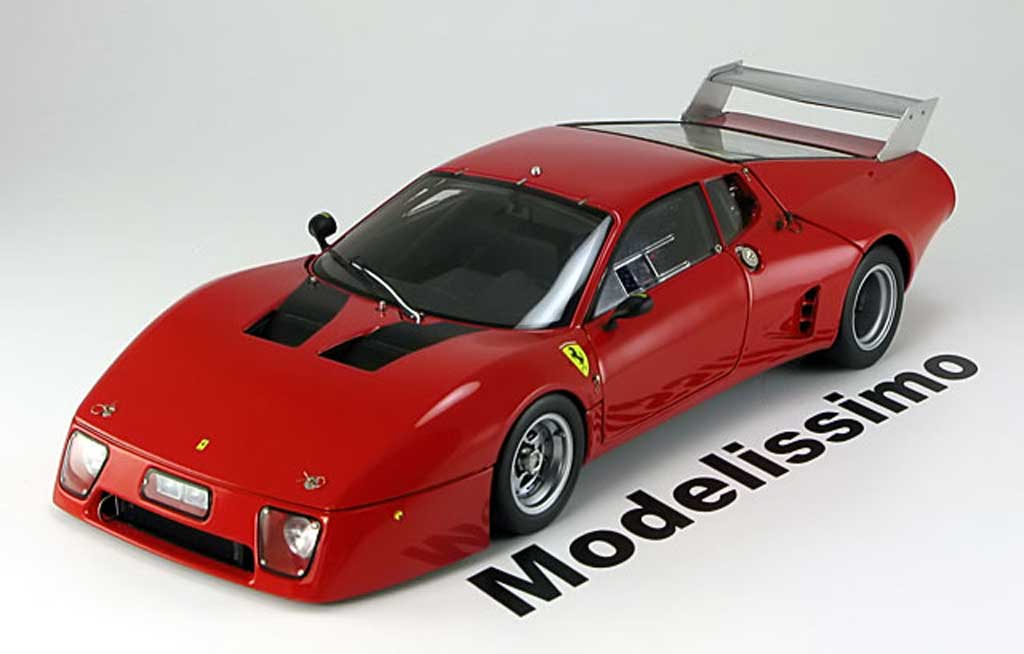 Ferrari 512 BB 1/18 BBR Models BB le mans presentation 1979 rouge miniature