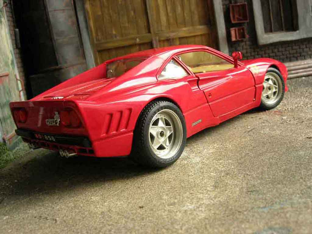 Ferrari 288 GTO 1/18 Burago GTO red jantes f40 diecast model cars