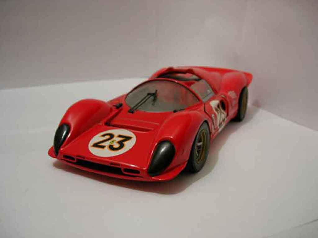 Ferrari 330 P4 1/18 Jouef red #23 diecast model cars