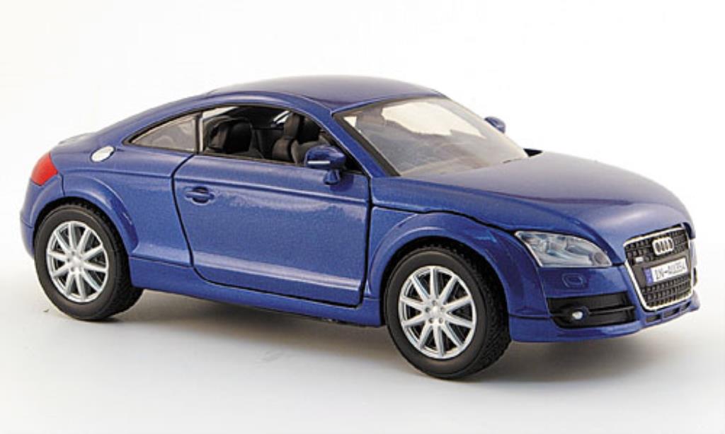 Audi TT 1/24 Motormax Coupe bleu 2006 miniature