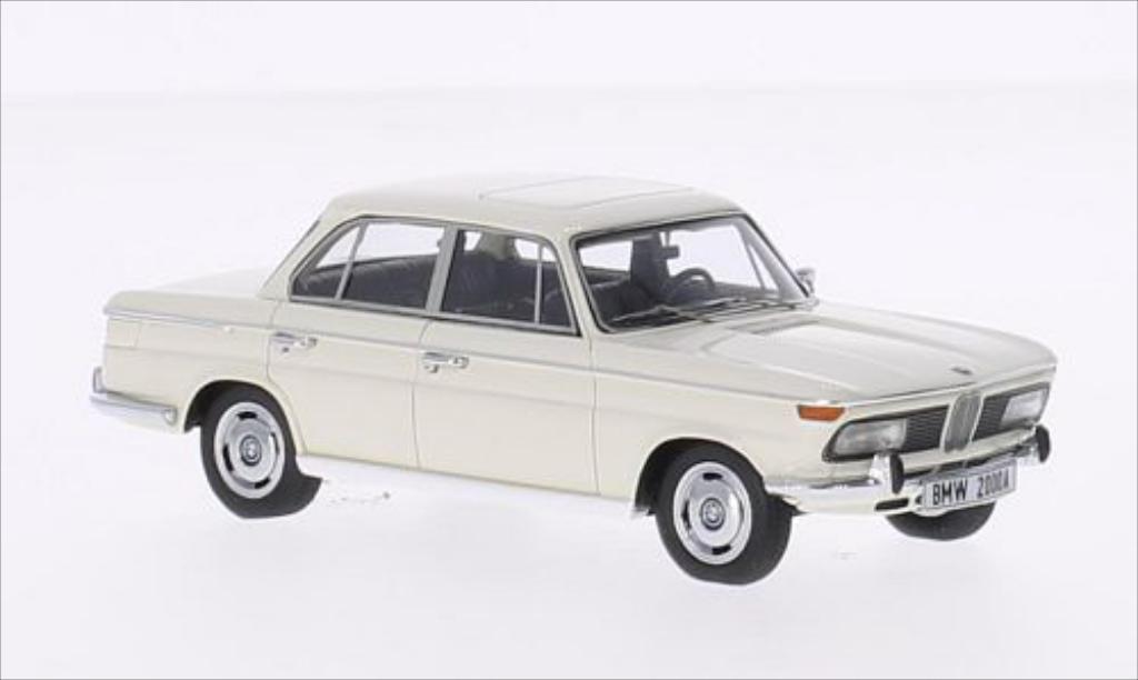 Bmw 2000 A 1/43 Minichamps A A white 1962 diecast model cars