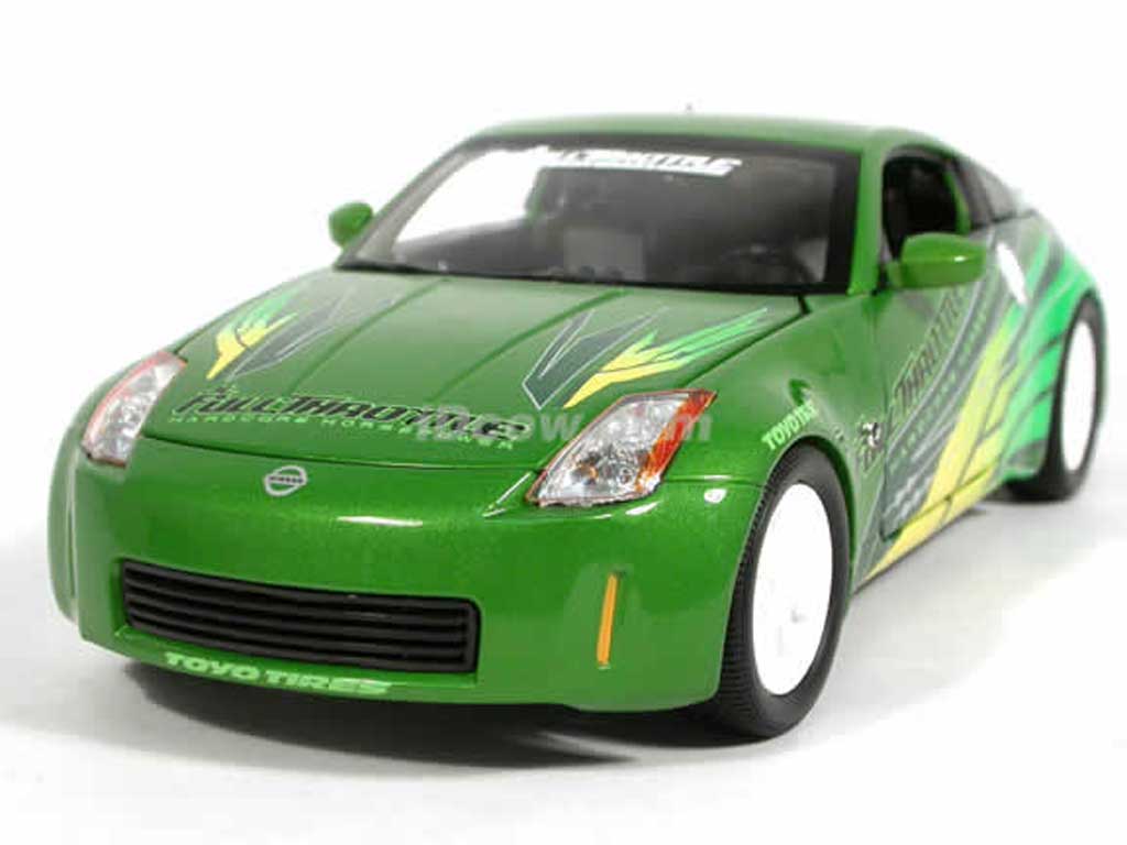 Nissan 350Z 1/18 Ertl 2003 THE FAST AND THE FURIOUS miniature