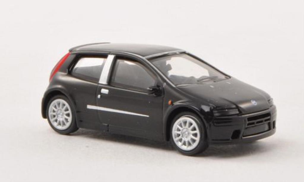 Fiat Punto 1/87 Busch black 2003 diecast model cars