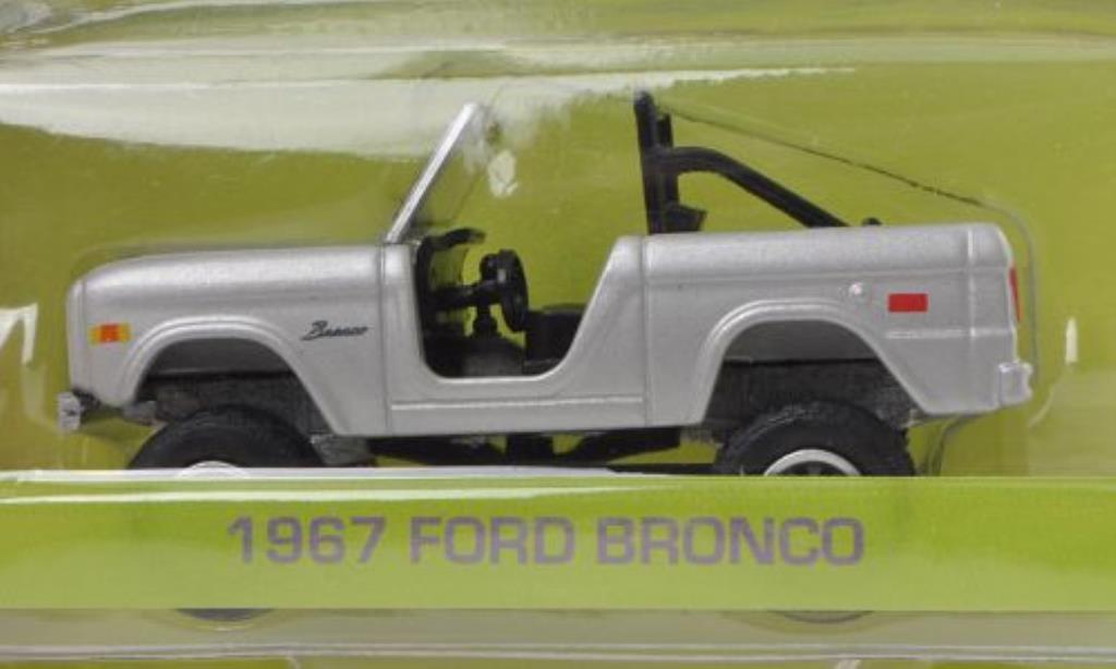 Ford Bronco 1/64 Greenlight grey Zoolander 1967 diecast model cars