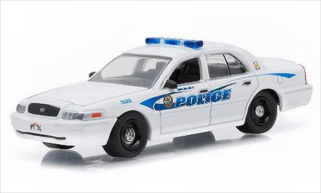Ford Crown 1/64 Greenlight Victoria Maui Police 2008 diecast model cars