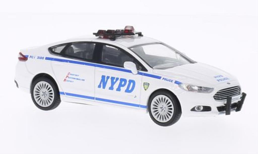Ford Fusion 1/43 Greenlight NYPD - New York Police Department Polizei (USA) 2013 miniature