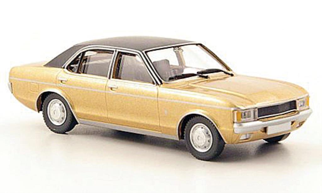 Ford Granada 1/87 Wiking MKI gold/noire miniature