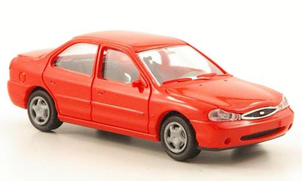 Ford Mondeo 1/87 Rietze MKII Stufenheck rouge 1997 miniature