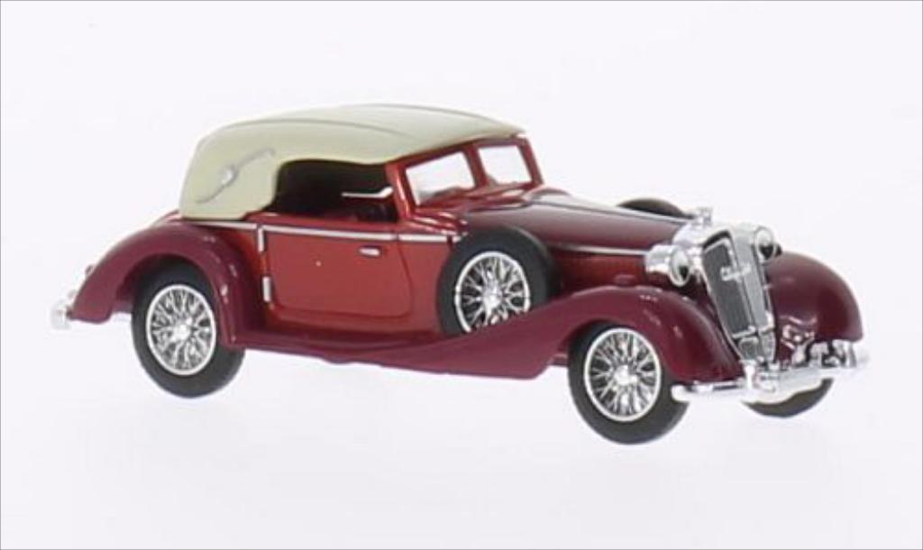 Horch 853 1/87 Busch Cabriolet geschlossen rouge/rouge 1933 miniature