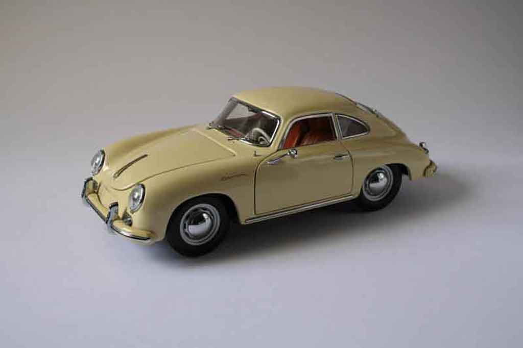Porsche 356 1/18 Sun Star A beige miniature