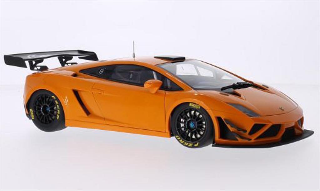 Lamborghini Gallardo 1/18 Autoart GT3 FL2 metallic-orange 2013 diecast model cars