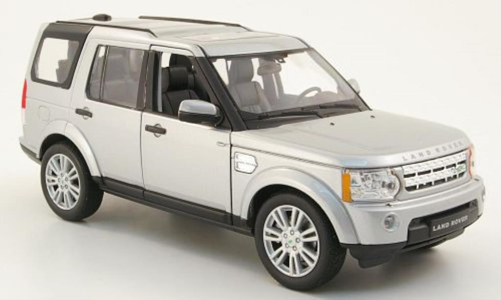 Land Rover Discovery 1/24 Welly 4 grise miniature